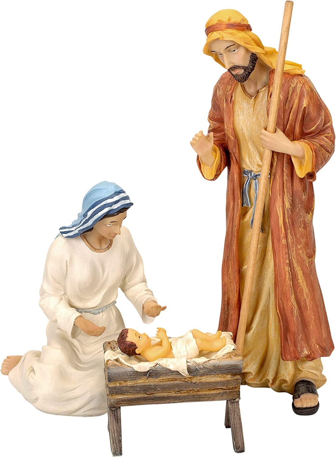 Nativity Scene Set & Figures, 11-Pieces, for 7 Inch Scale Collection