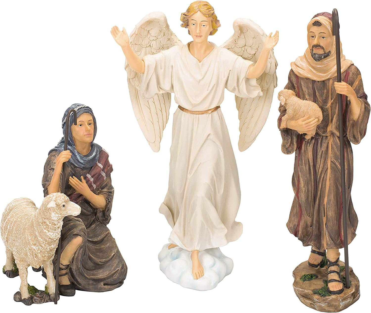 Nativity Scene Set & Figures, 11-Pieces, for 7 Inch Scale Collection